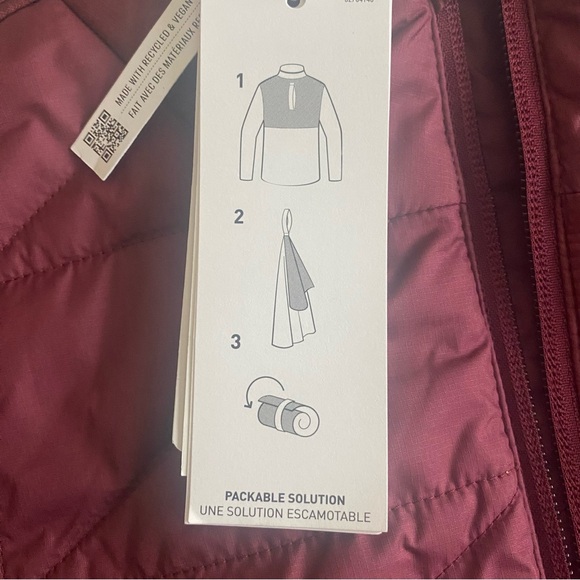 Adidas Terrex Puffer Jacket Women Plus 1X Quilted Insulated Full Zip Pockets Top - Picture 3 of 16